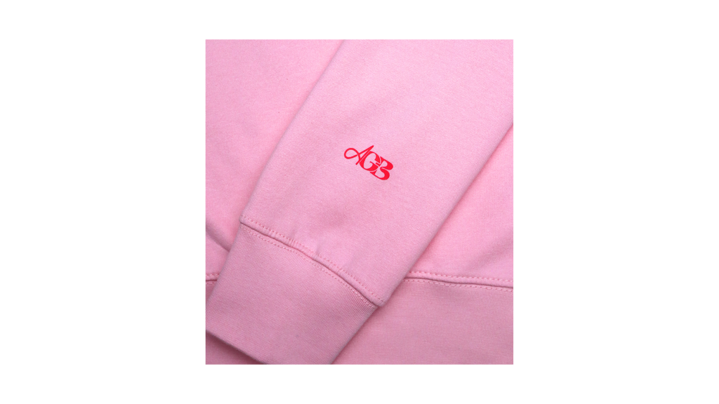 Felpa rosa “50% Girlboss 50% Ansiosa”