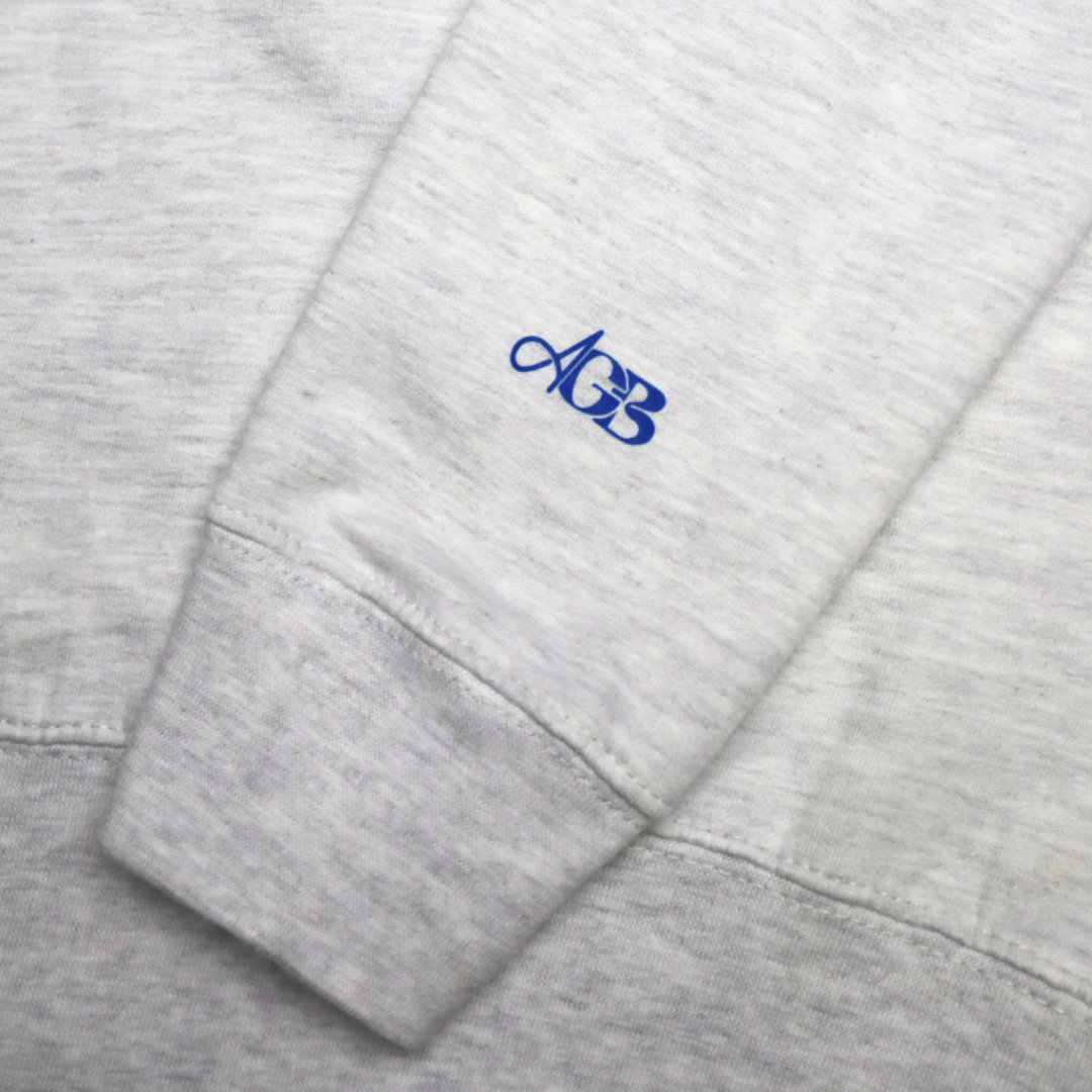 Felpa grigia “Master in Ansia e Overthinking”