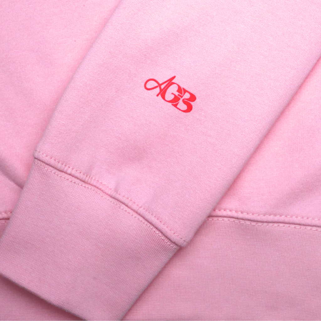 Felpa rosa “50% Girlboss 50% Ansiosa”
