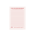 Block Notes a Strappo "Cose che Dovrei Ricordare"